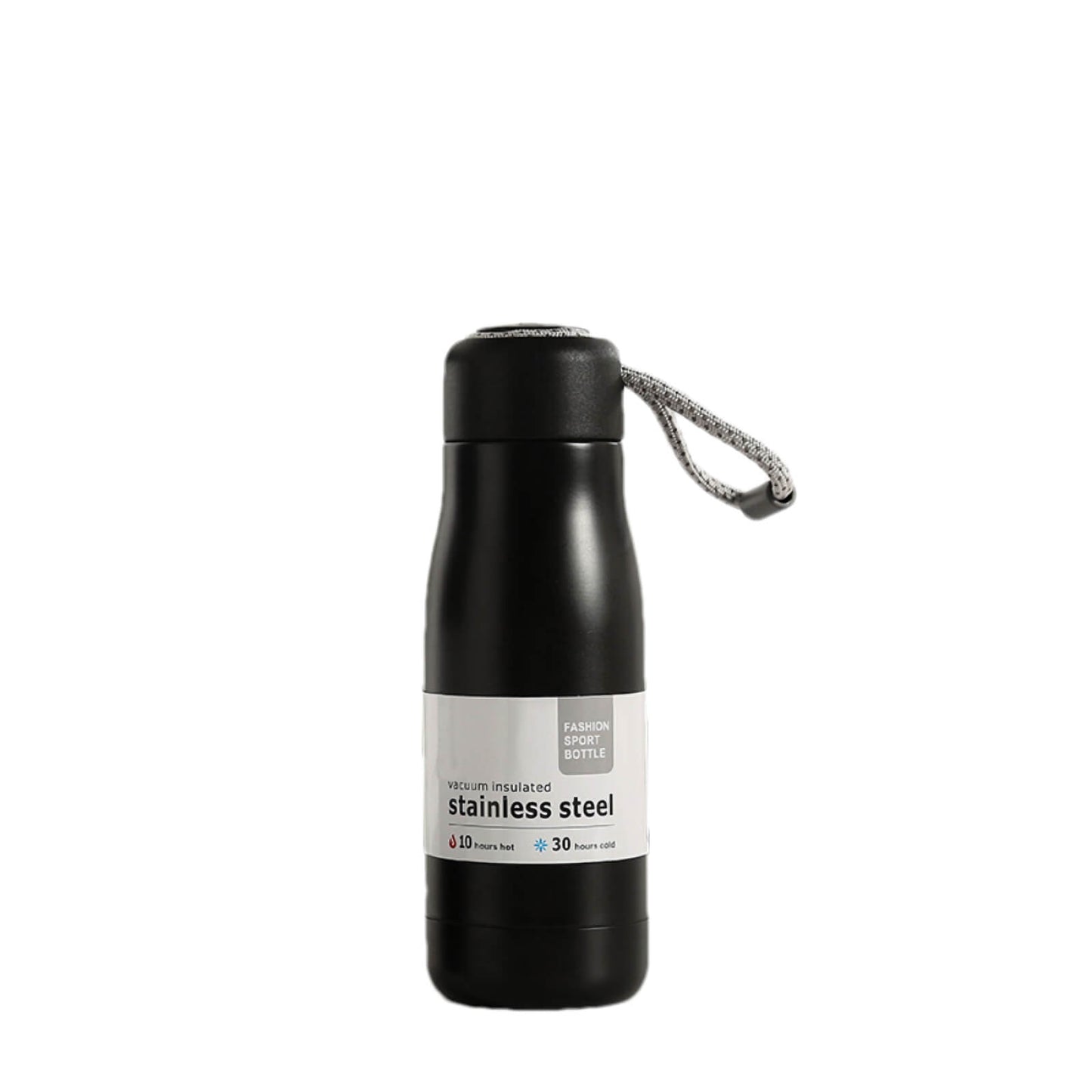 black double walled coffee thermos