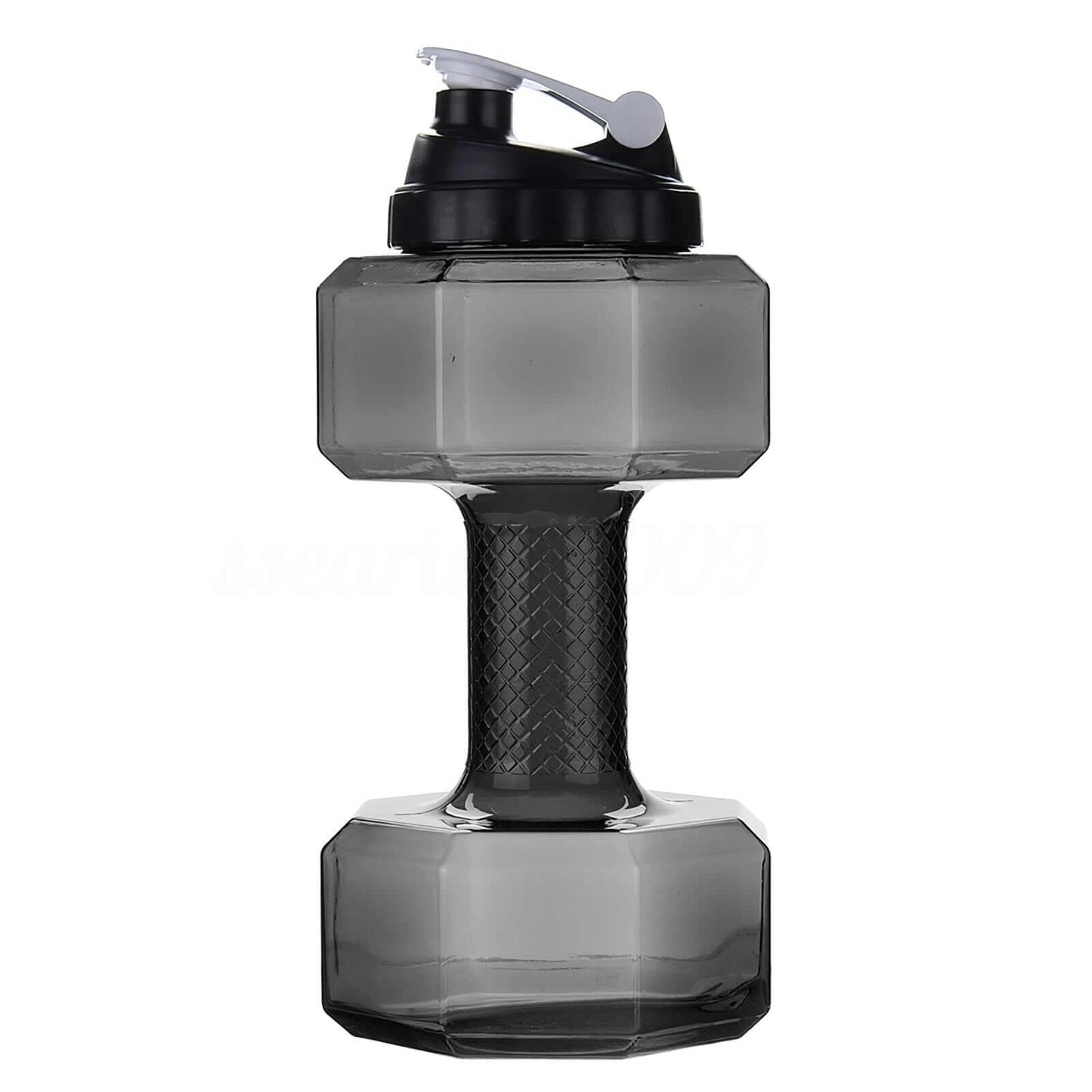 black gym water bottle