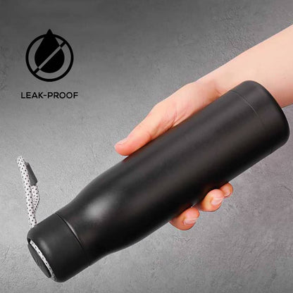 black small thermo flask