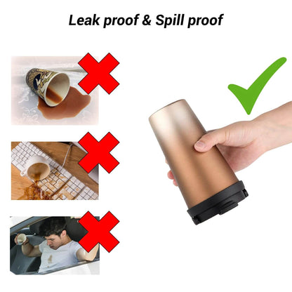 gold leak proof thermal cup