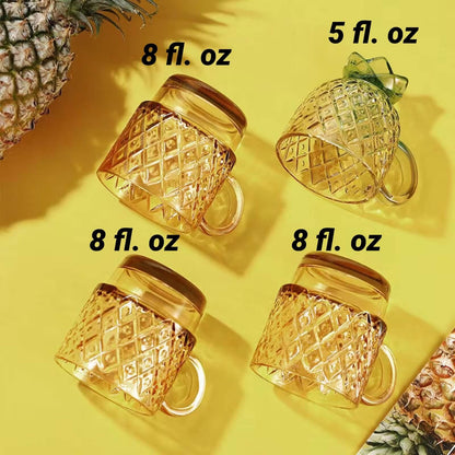 pineapple wine glasses